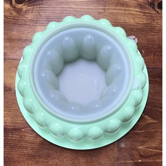 JELL-O Other - Tupperware Jello Salad Mold Ice Ring Mint Green 3-Piece  #1202
